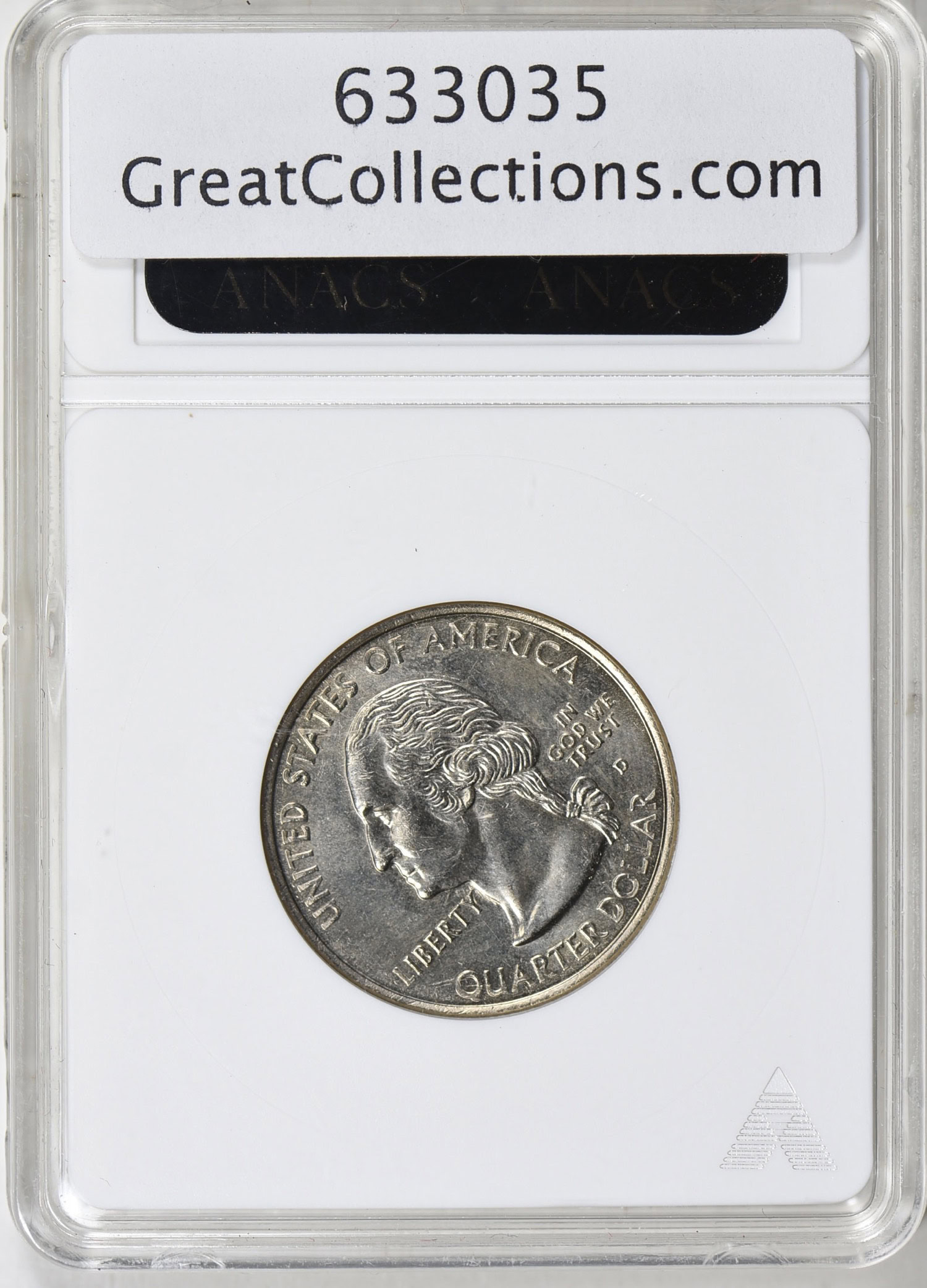 Mint Error 1999-D State Quarter Delaware Rotated Dies ANACS MS-64