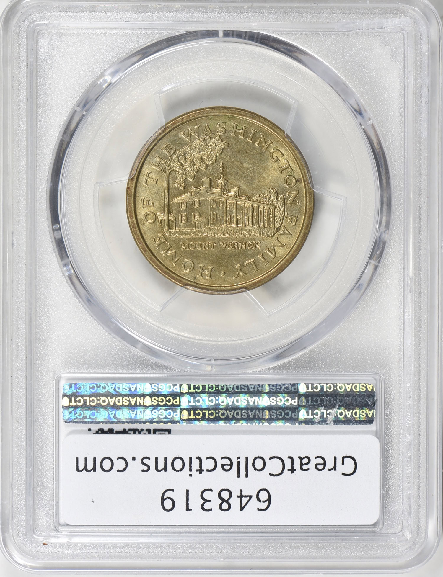1999) $1 Pattern J-2185 Martha Washington PCGS MS-62 (Item 648319