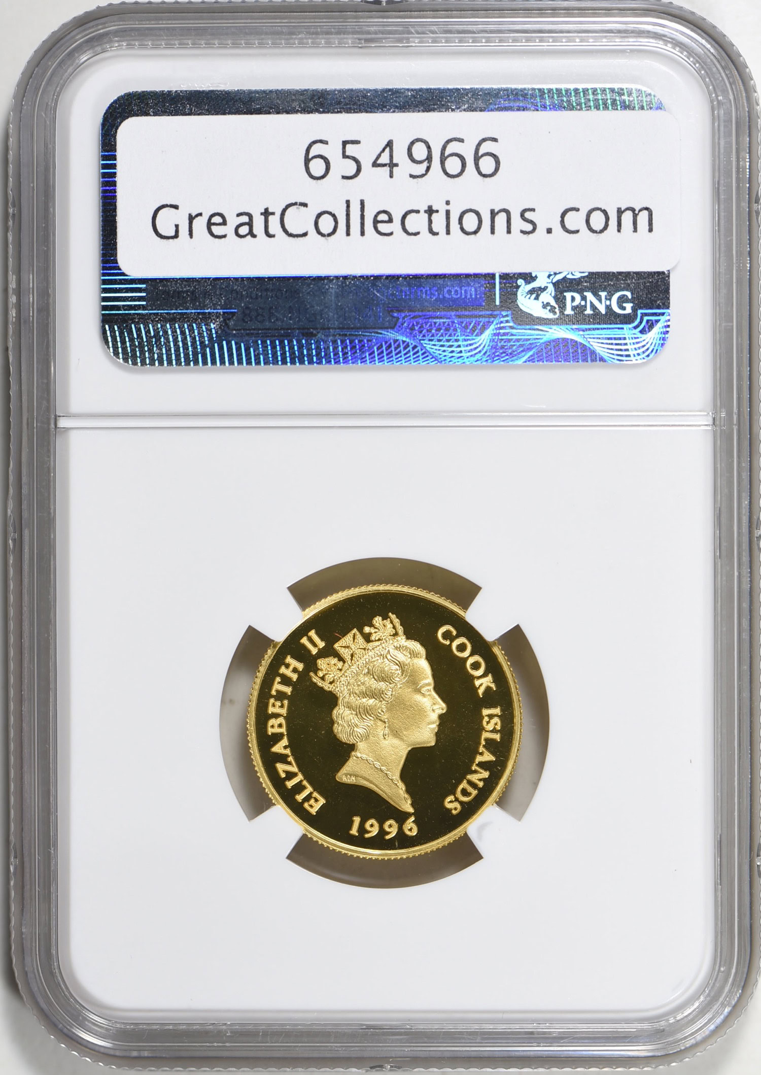 Cook Islands 1996 Gold $100 Olympic National Park KM-293 NGC Proof