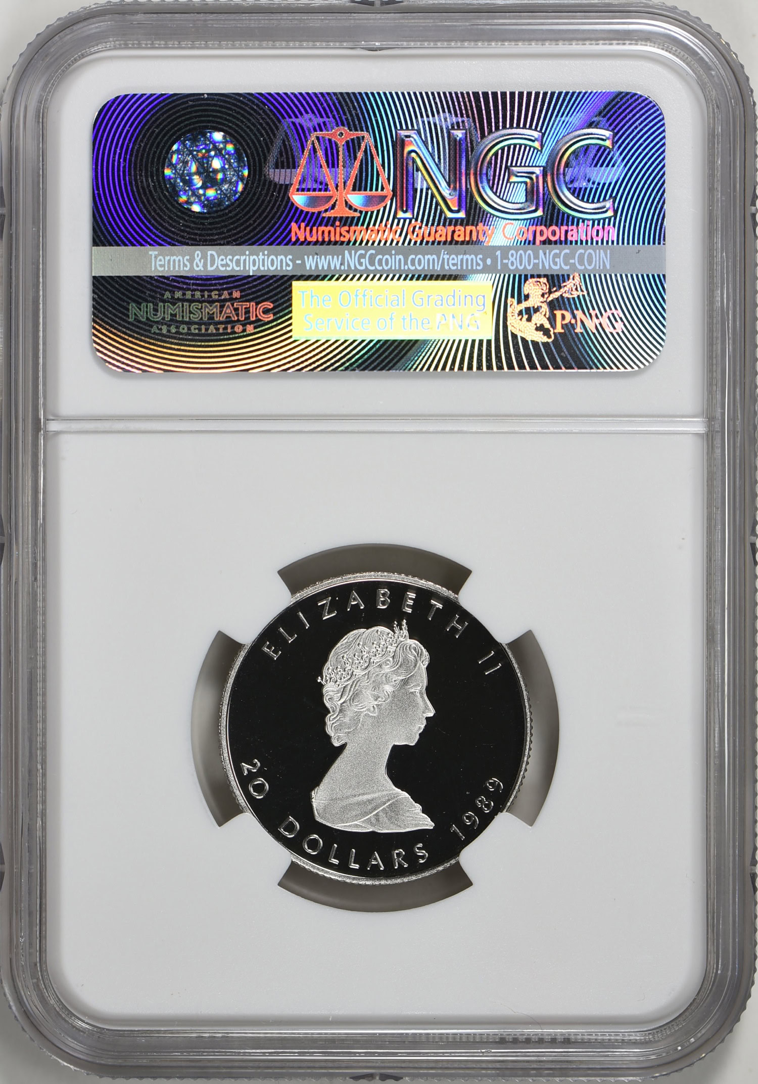 Canada 1989 Platinum $5, $10, $20 and $50 Maple Leaf Set NGC Proof