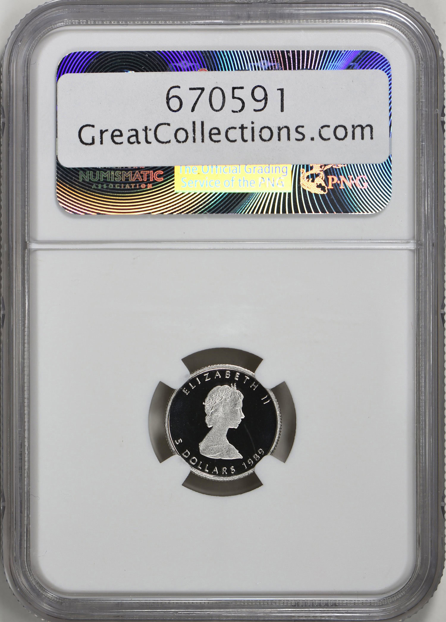 Canada 1989 Platinum $5, $10, $20 and $50 Maple Leaf Set NGC Proof