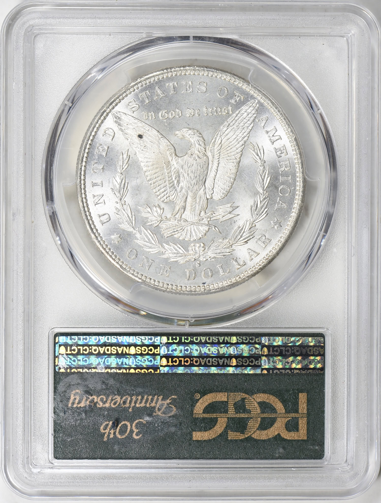 1880/9-S Morgan Silver Dollar VAM-11 0/9 Overdate Hot 50 PCGS MS