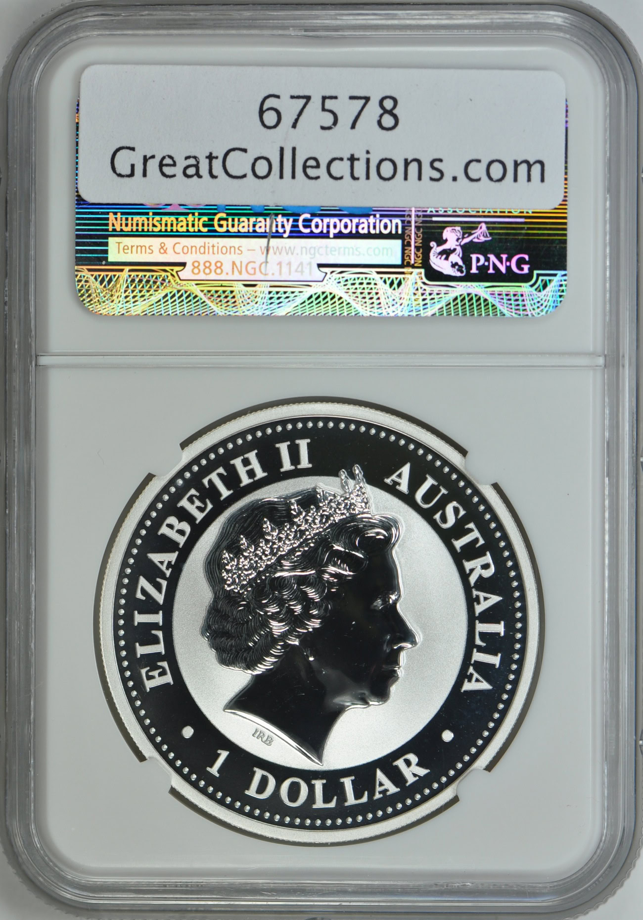 Australia 2004 S$1 Silver Kookaburra KM-683 NGC MS-69 (Item 67578