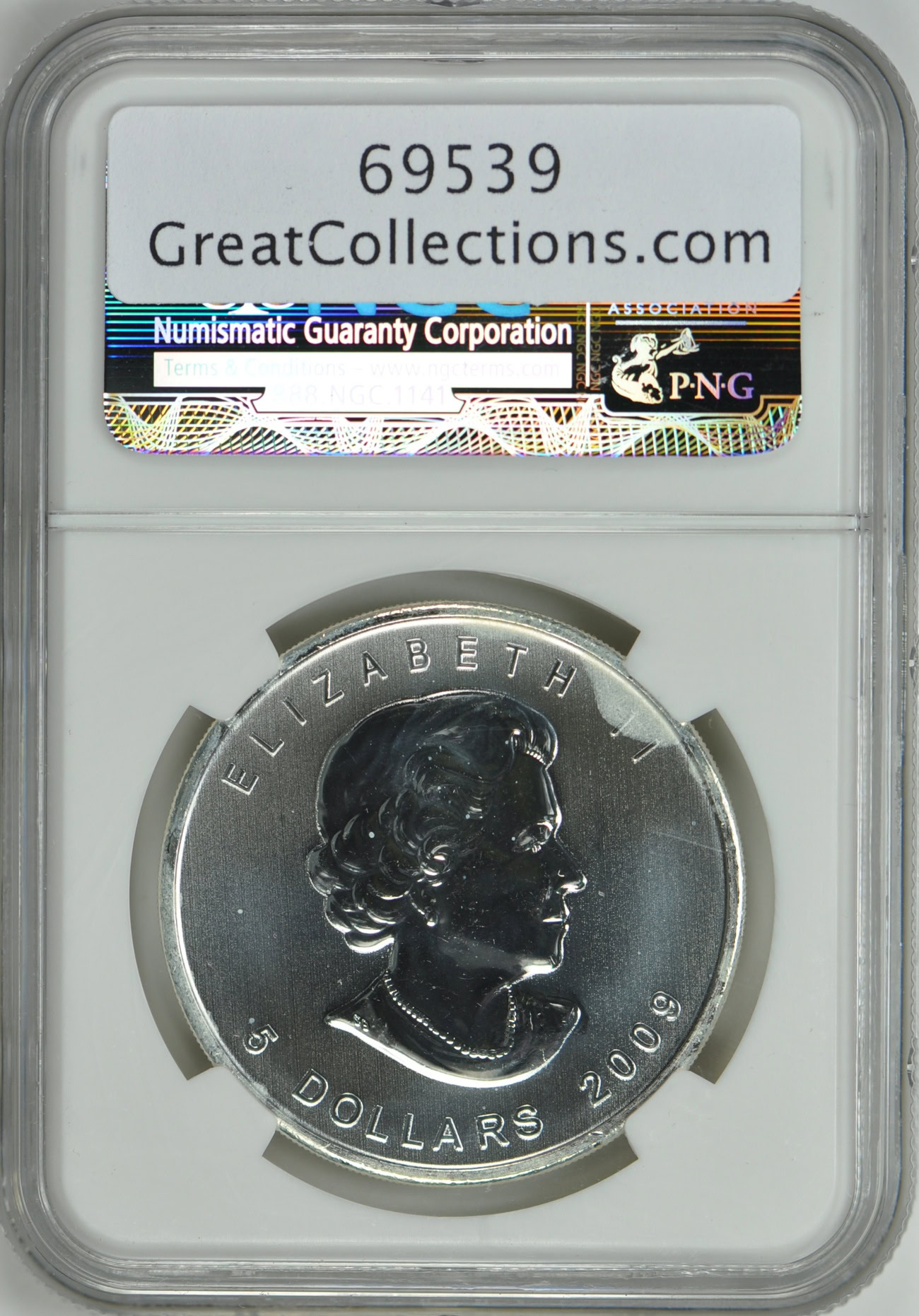 Canada 2009 S$5 Silver Maple Leaf NGC MS-68 | NGC Cert #3489666