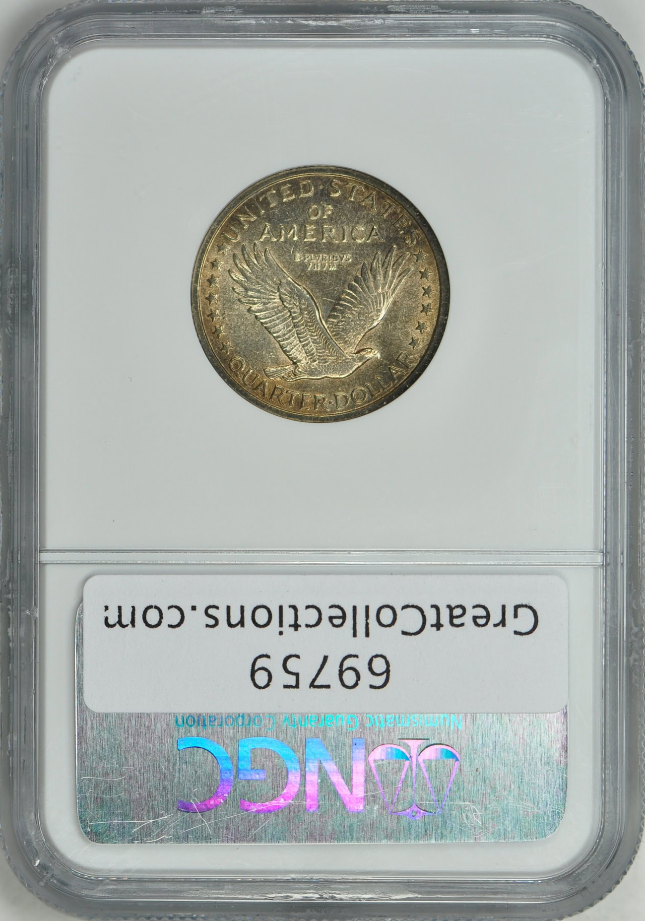 1916 Standing Liberty Quarter NGC AU-58 (Item 69759