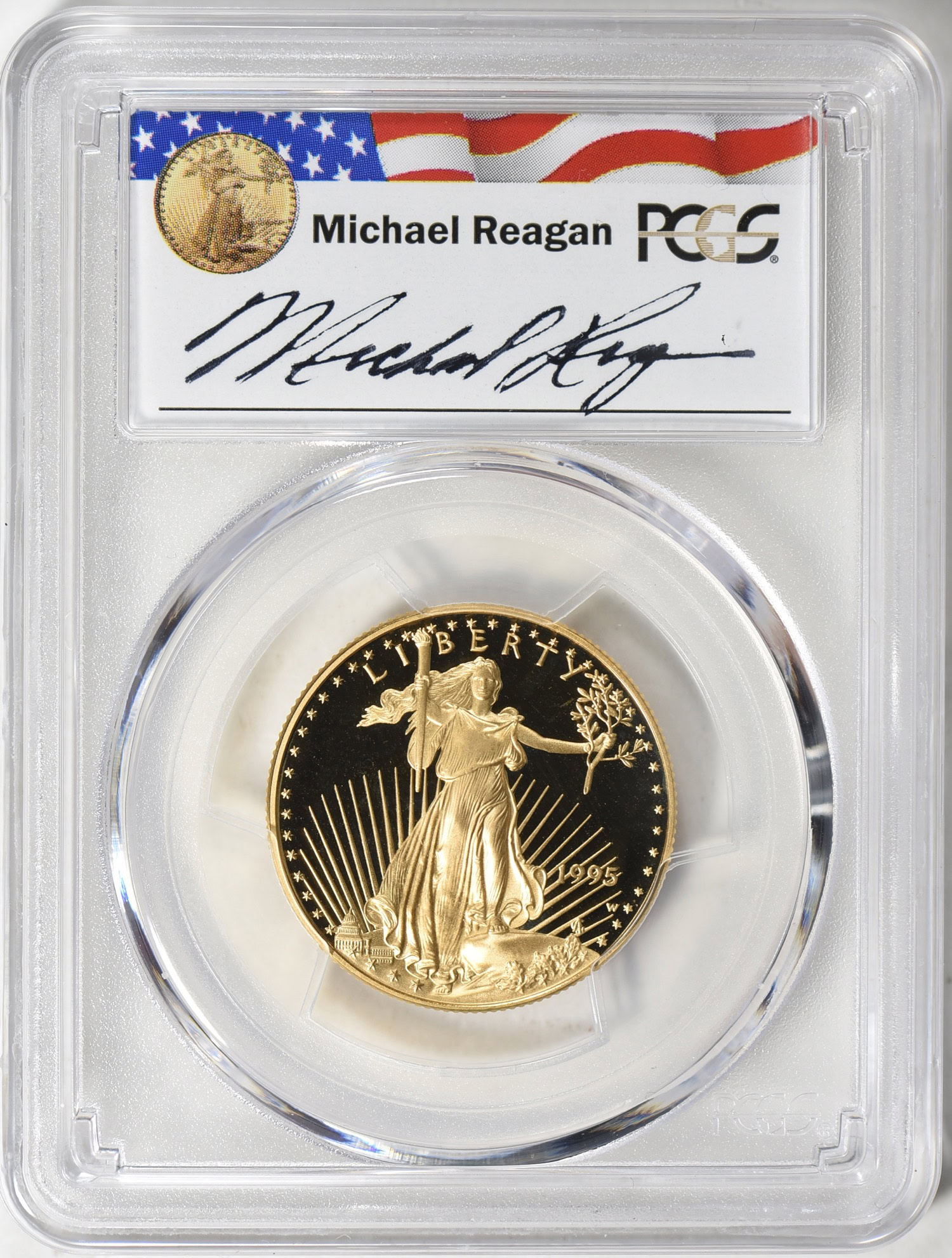 1995-W $5, $10, $25 and $50 Gold American Eagle Set Reagan Legacy