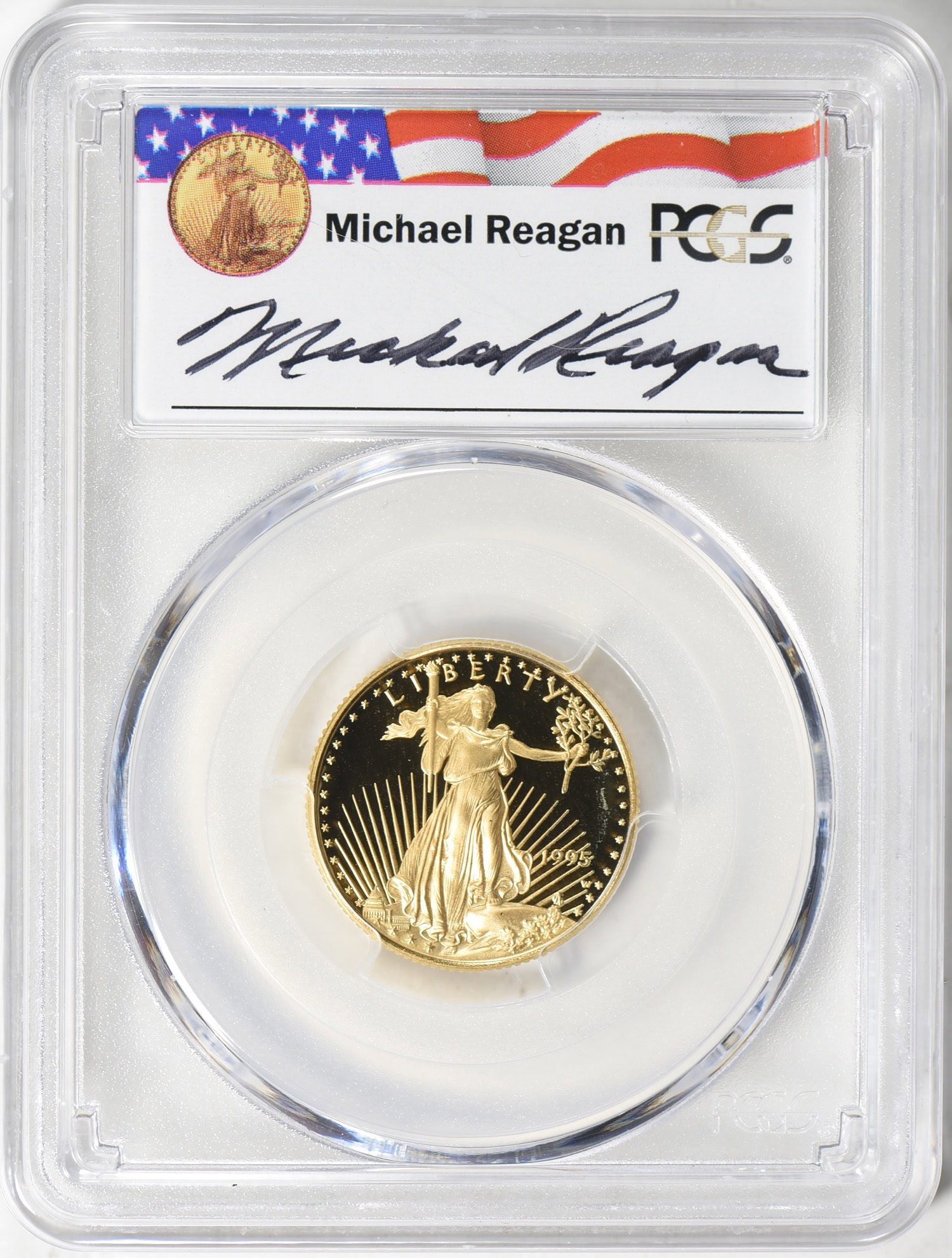 1995-W $5, $10, $25 and $50 Gold American Eagle Set Reagan Legacy