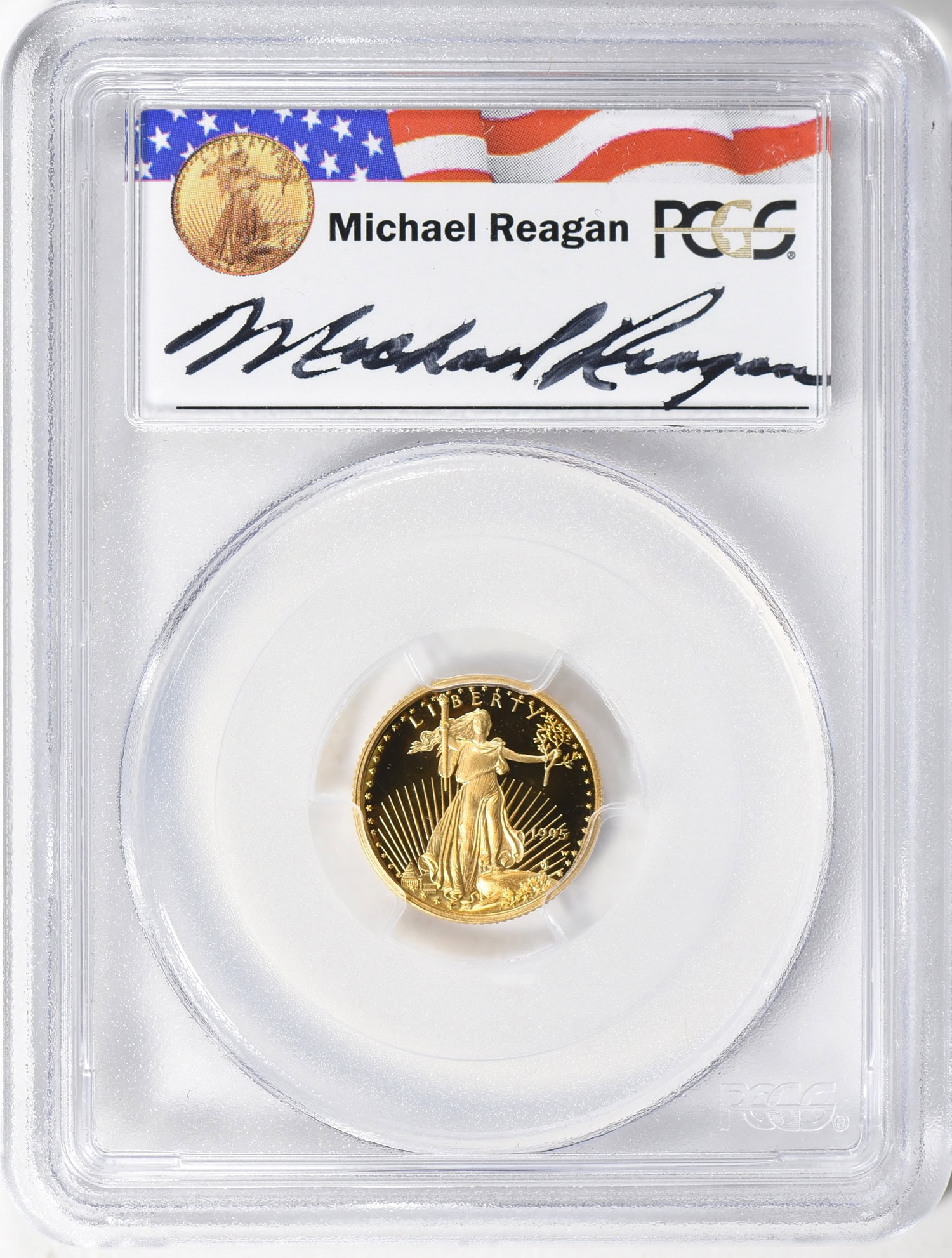 1995-W $5, $10, $25 and $50 Gold American Eagle Set Reagan Legacy