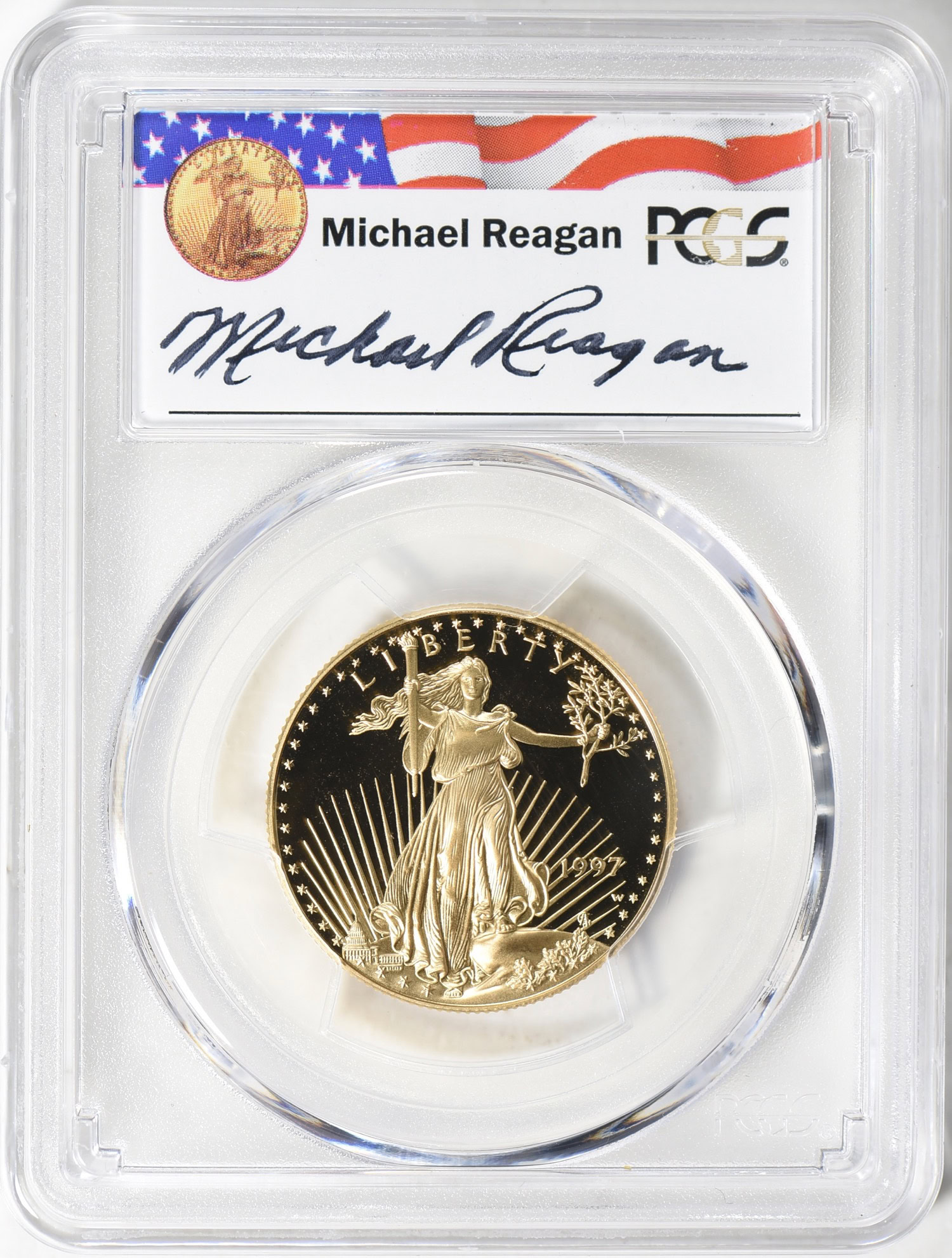 1997-W $5, $10, $25 and $50 Gold American Eagle Set Reagan Legacy