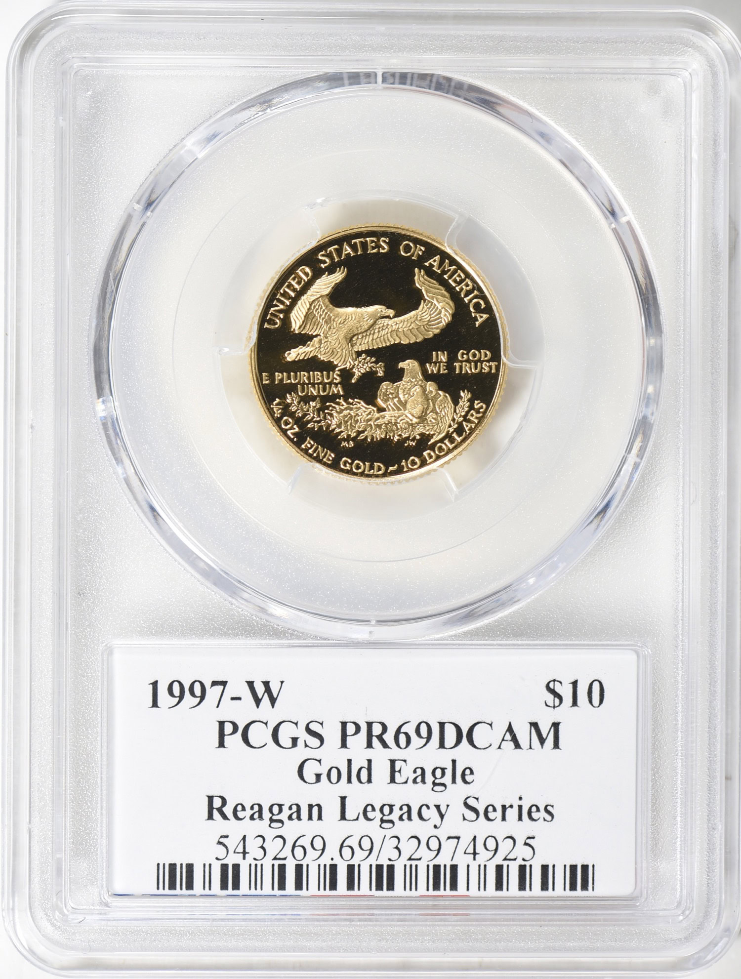 激レア 入手困難 EAGLE DOCTOR パッチ 1997-W $5, $10, $25 and $50 Gold American Eagle Set Reagan Legacy