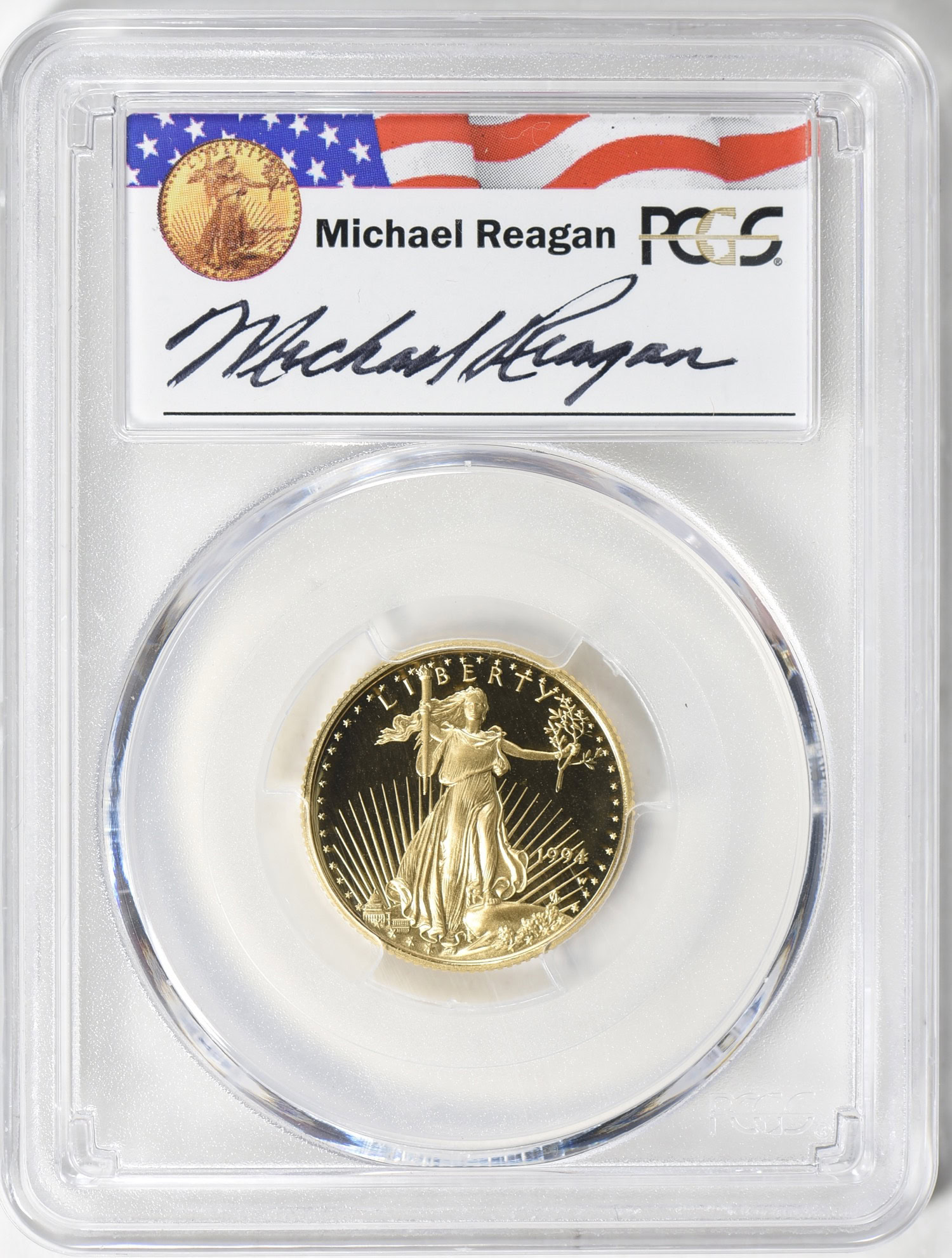 1994-W $5, $10, $25 and $50 Gold American Eagle Set Reagan Legacy
