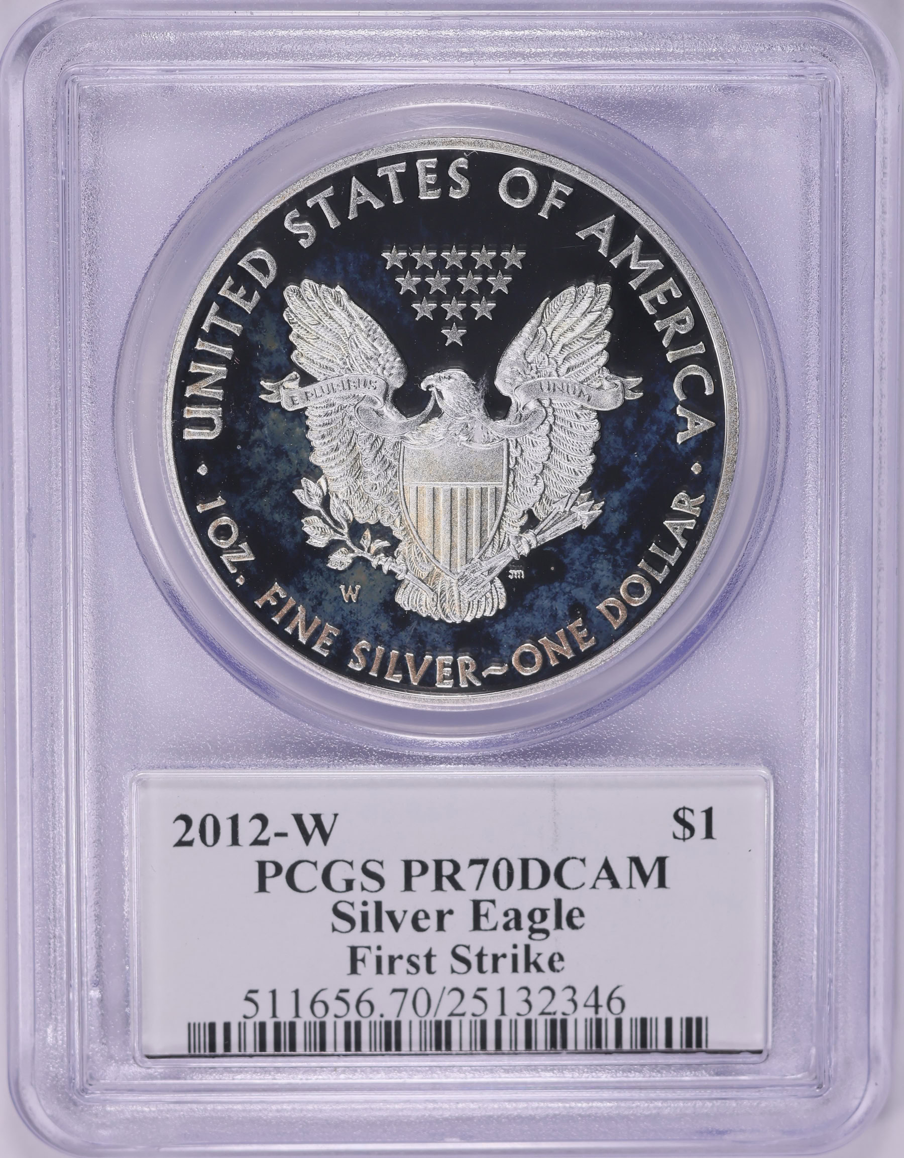 2012-W $1 Silver Eagle First Strike PCGS Proof-70 DCAM (John M