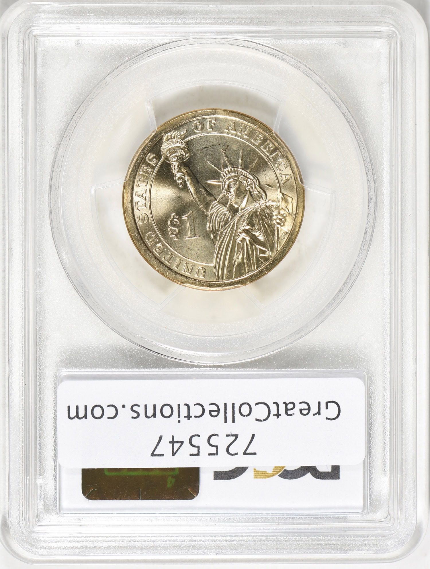 Mint Error 2010-P Presidential Dollar Franklin Pierce Doubled Edge