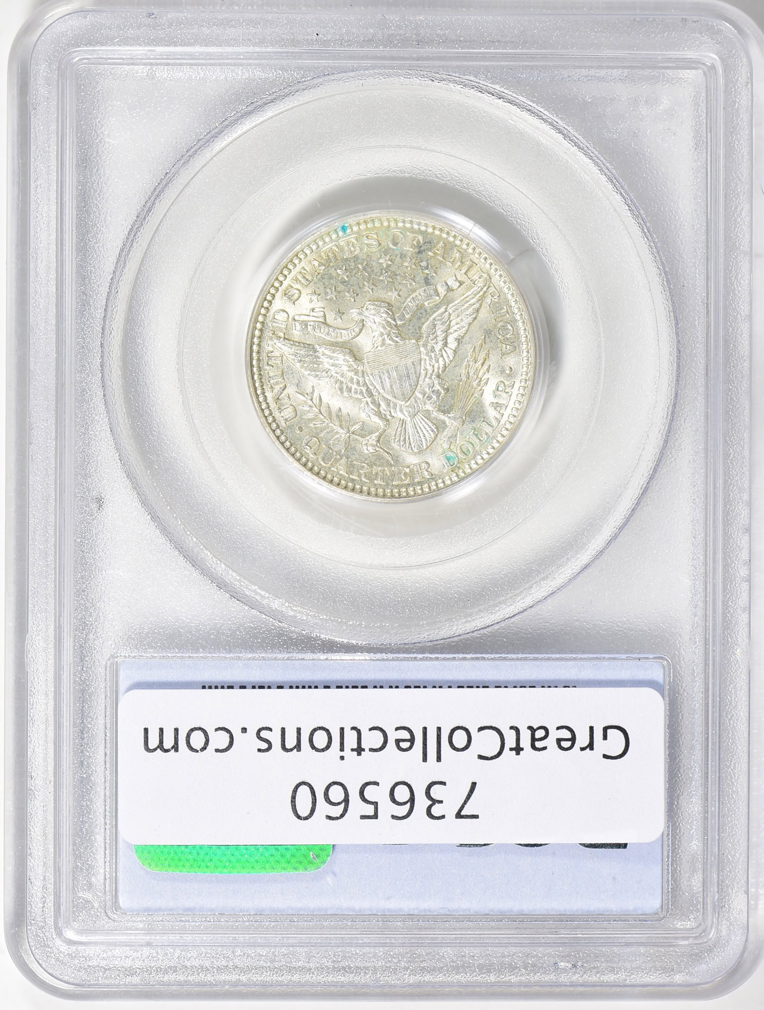 1915 Barber Quarter PCGS MS-64 (Item 736560) | GreatCollections Coin ...