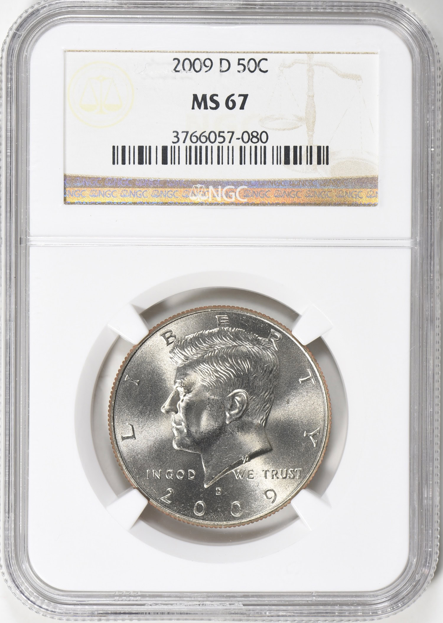 2009-D Kennedy Half Dollar NGC MS-67 (Item 737430