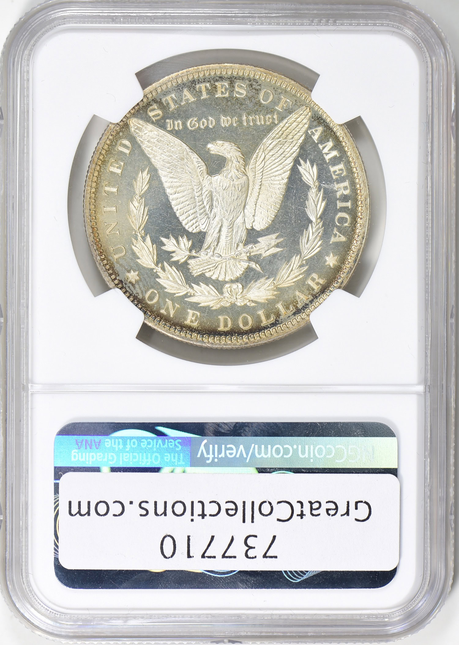 1895 Morgan Silver Dollar NGC Proof-63 CAMEO (Toned) (Item 737710