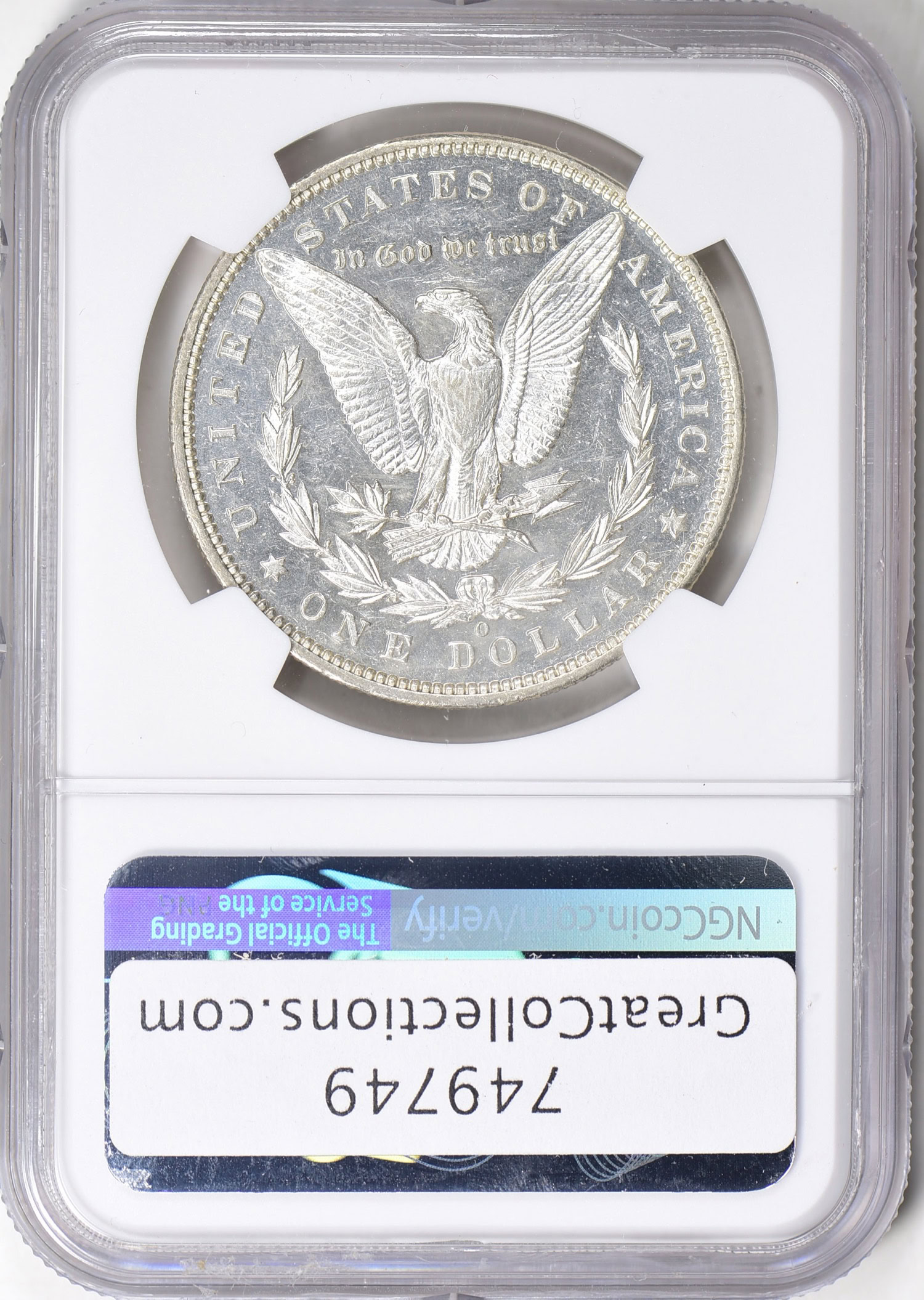 1896-O Morgan Silver Dollar NGC AU-58 PL (Item 749749