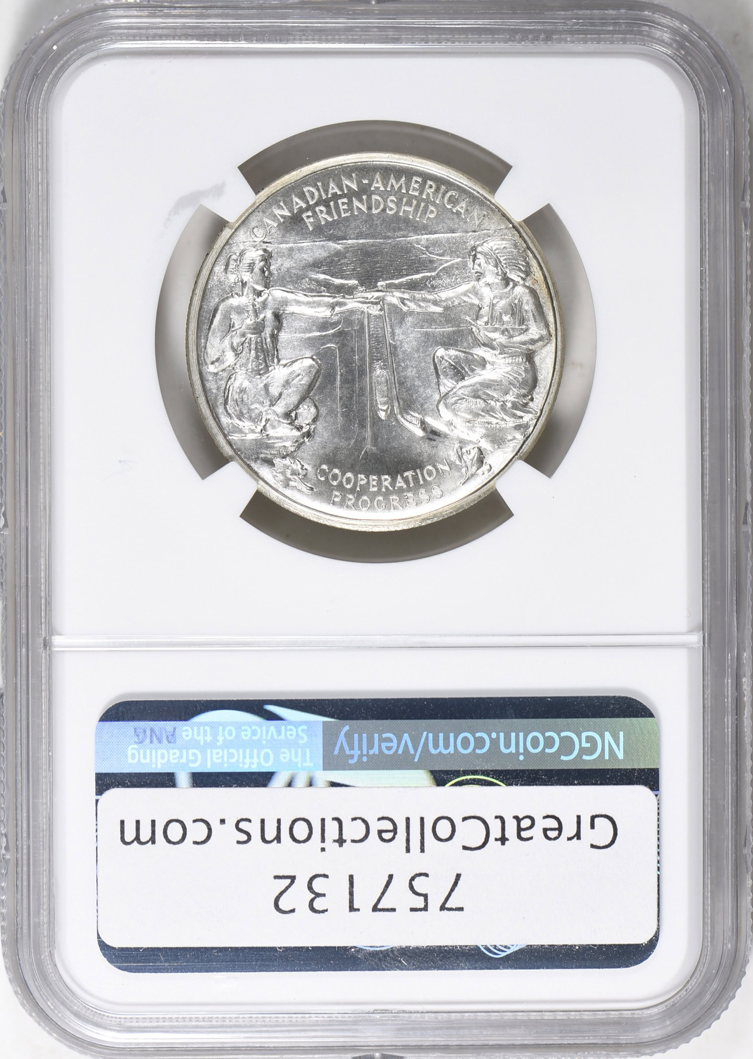 1959 Silver St. Lawrence Seaway Heraldic Art Medal Thin So-Called