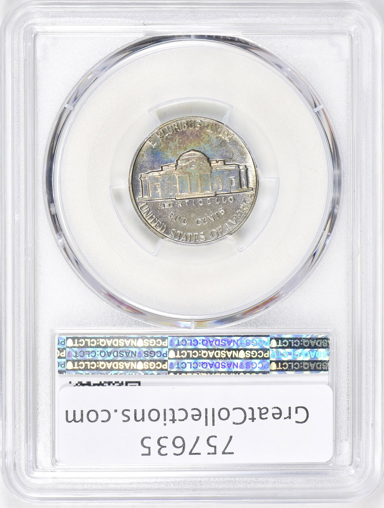 1966 Jefferson Nickel PCGS MS-66 FS (Toned) (Item 757635
