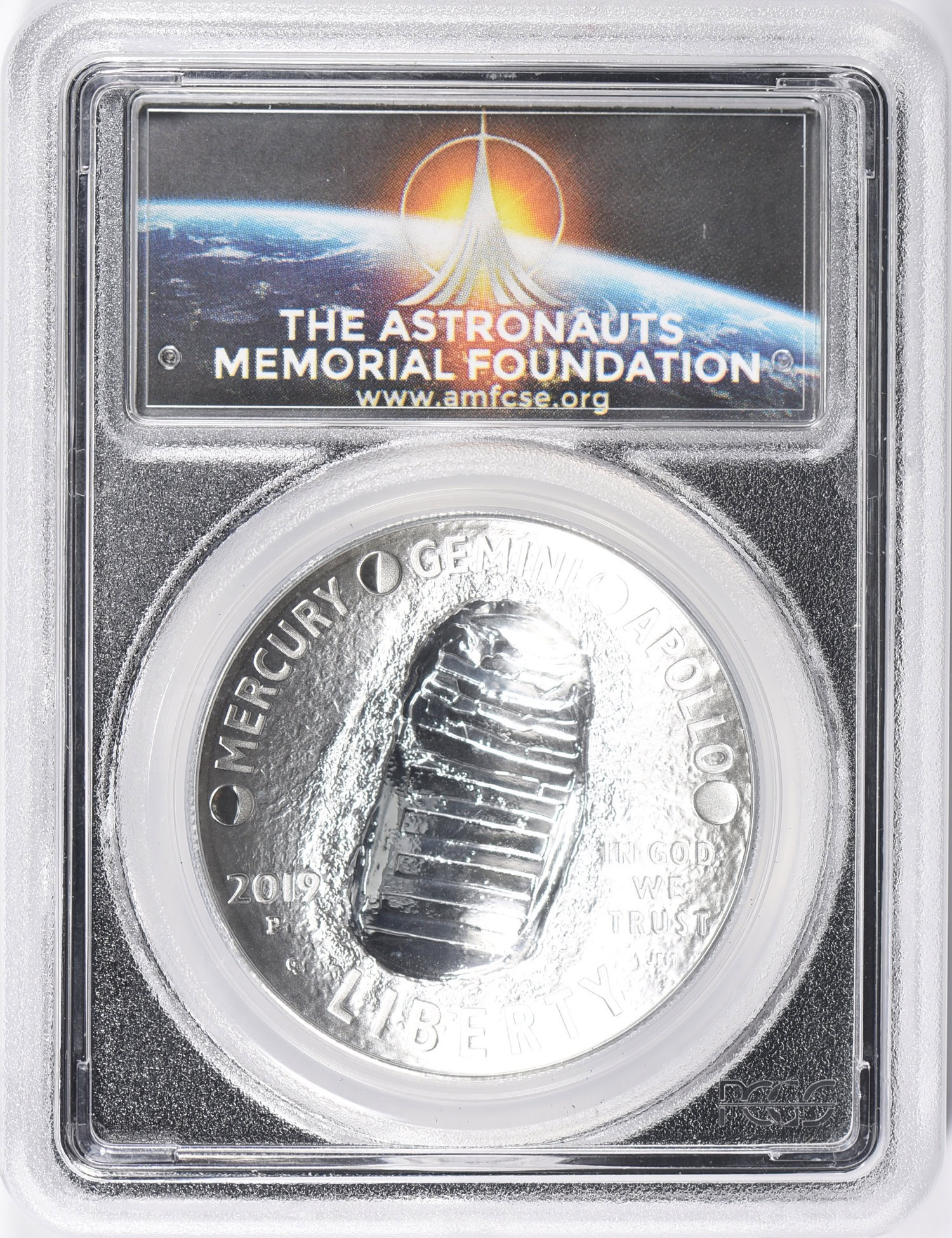 2019-P Apollo 11 50th Anniversary Silver Dollar First Day of Issue PCGS ...