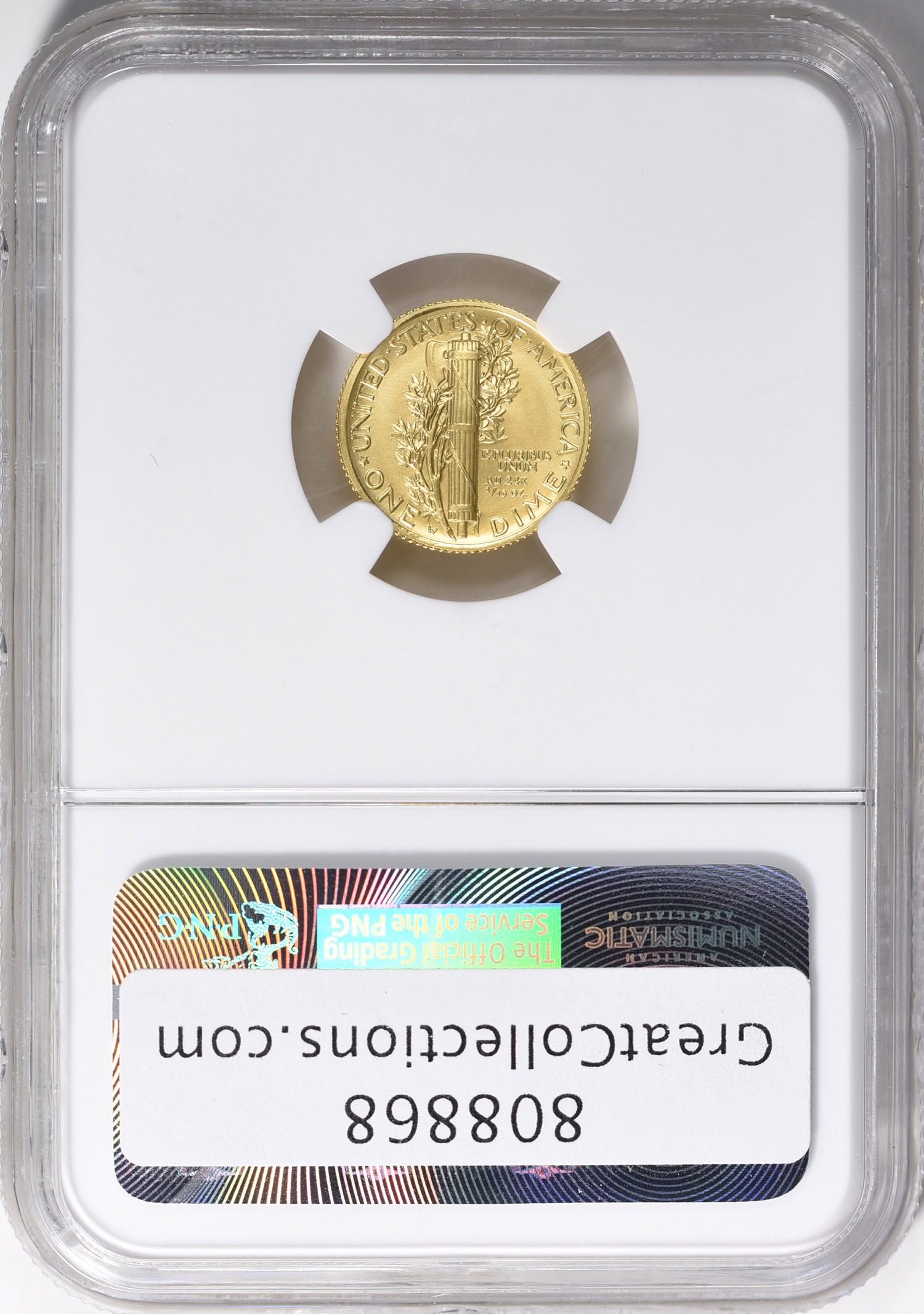 2016-W Gold Mercury Dime, Standing Liberty Quarter, and Walking