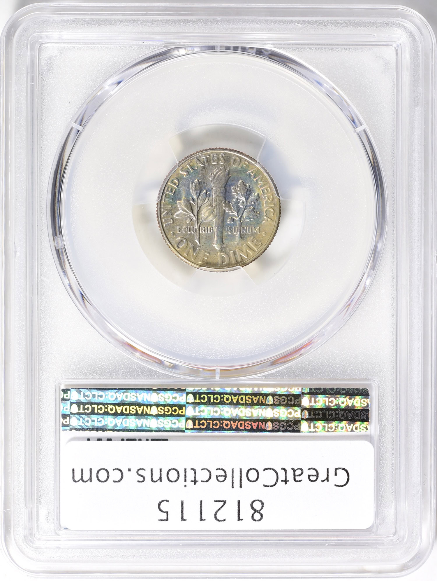 1980-D Roosevelt Dime PCGS MS-65 (Toned) (Item 812115