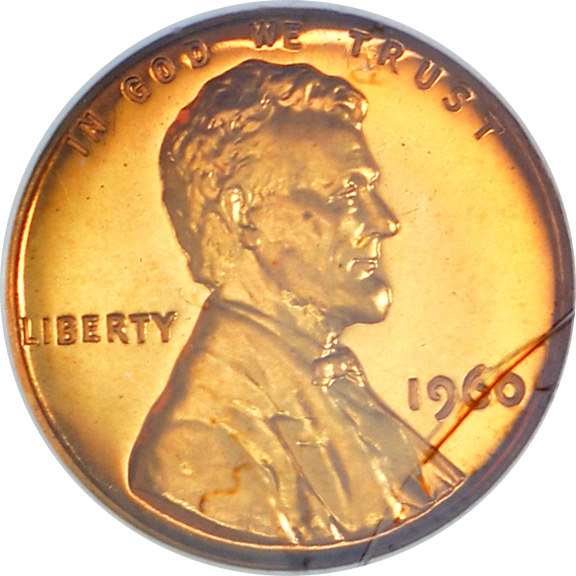 1960 Lincoln Cent Small/Large Date FS-024 NGC Proof-66 RD (Item