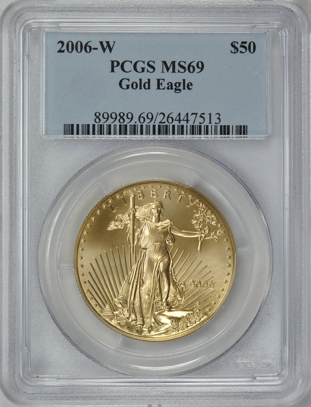 2006-W $5, $10, $25, $50 American Eagle Burnished Gold Set PCGS MS