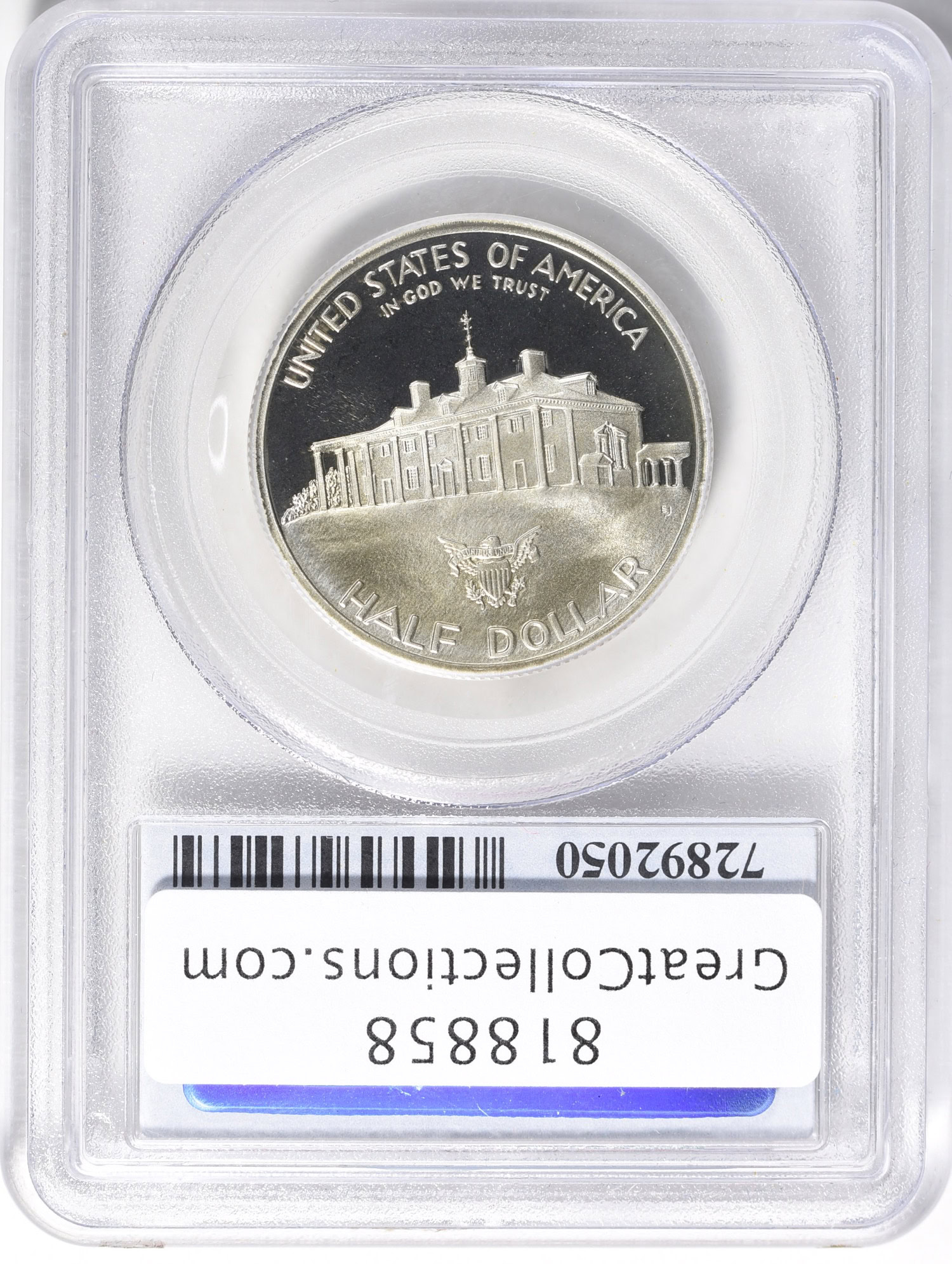 1982-S George Washington 250th Anniversary of Birth Silver Half