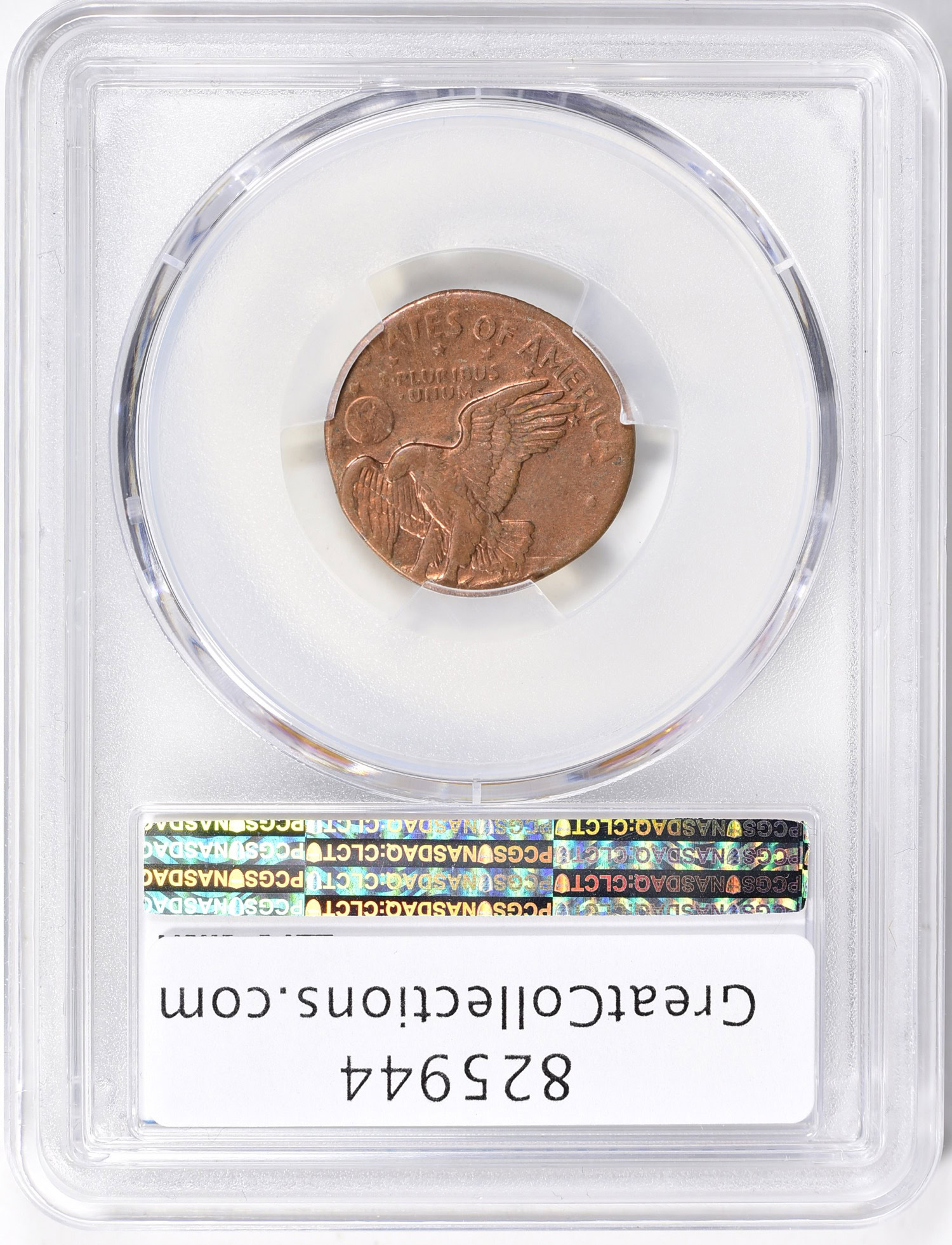 Mint Error 1980-S Susan B. Anthony Dollar Struck on Copper 1c