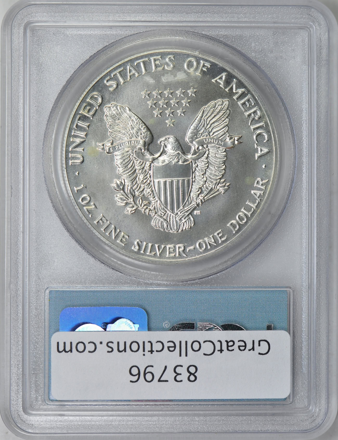 1987 $1 Silver Eagle WTC World Trade Center Ground Zero Recovery