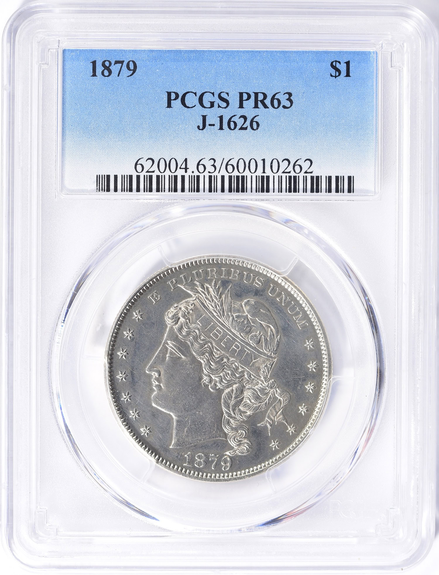 Pattern 1879 $1 J-1626 PCGS Proof-63 (Item 842211