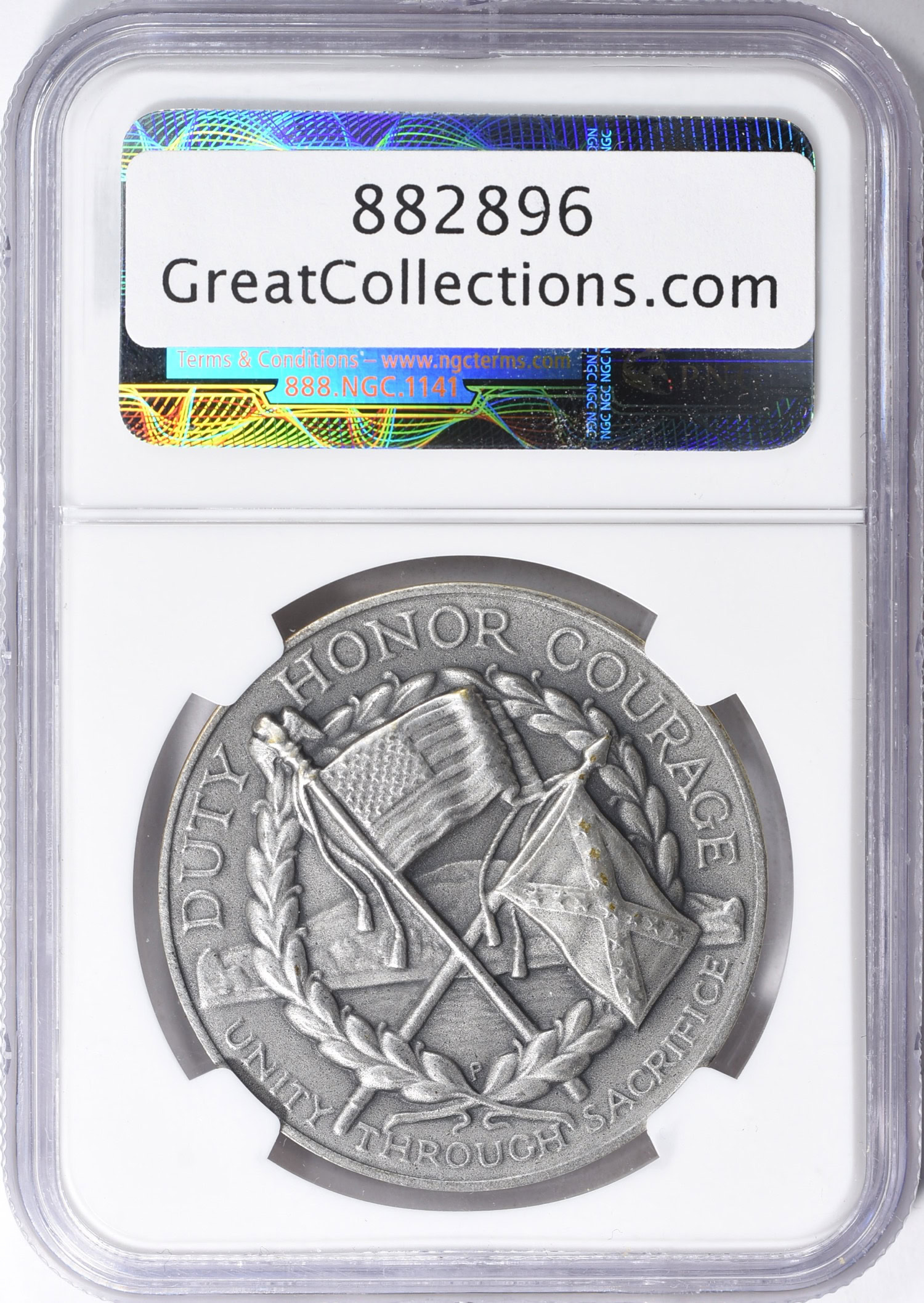 1970-P Silver 39.6 mm Stone Mountain Memorial Medal U.S. Mint No