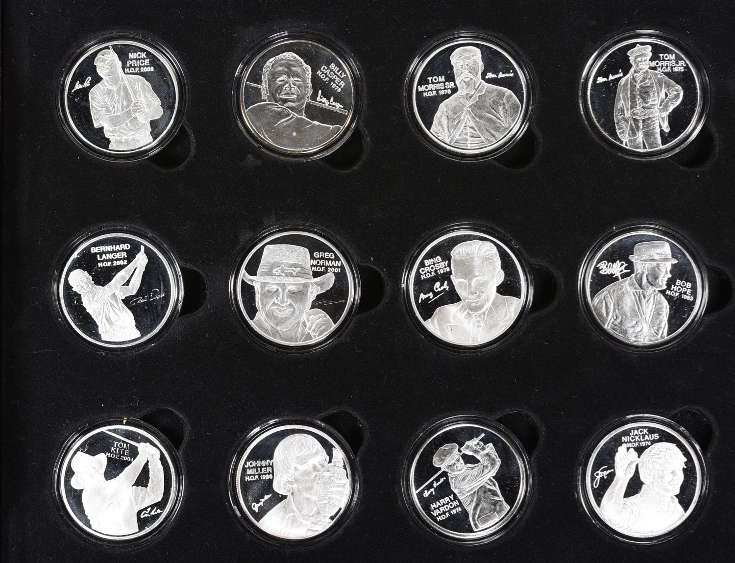 ND PGA Tour Partners Club Silver 1oz. World Golf Hall of Fame