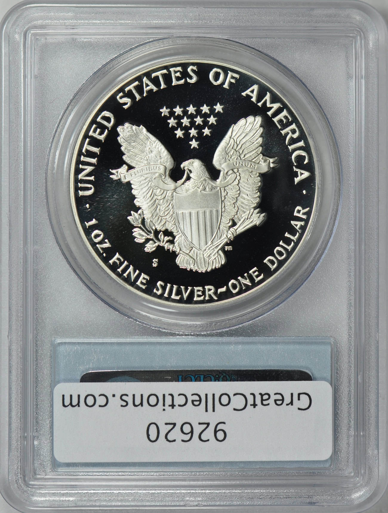 1987-S $1 Silver Eagle PCGS Proof-70 DCAM (Item 92620