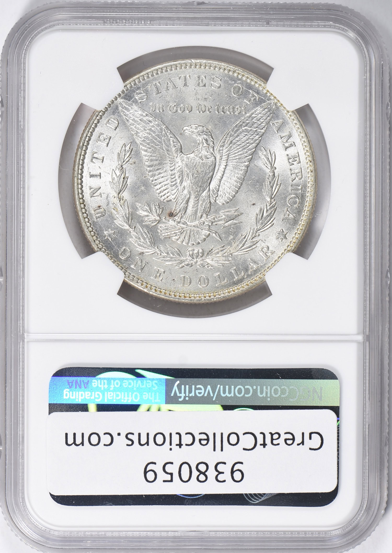 1887 Morgan Silver Dollar NGC MS-63 (Item 938059