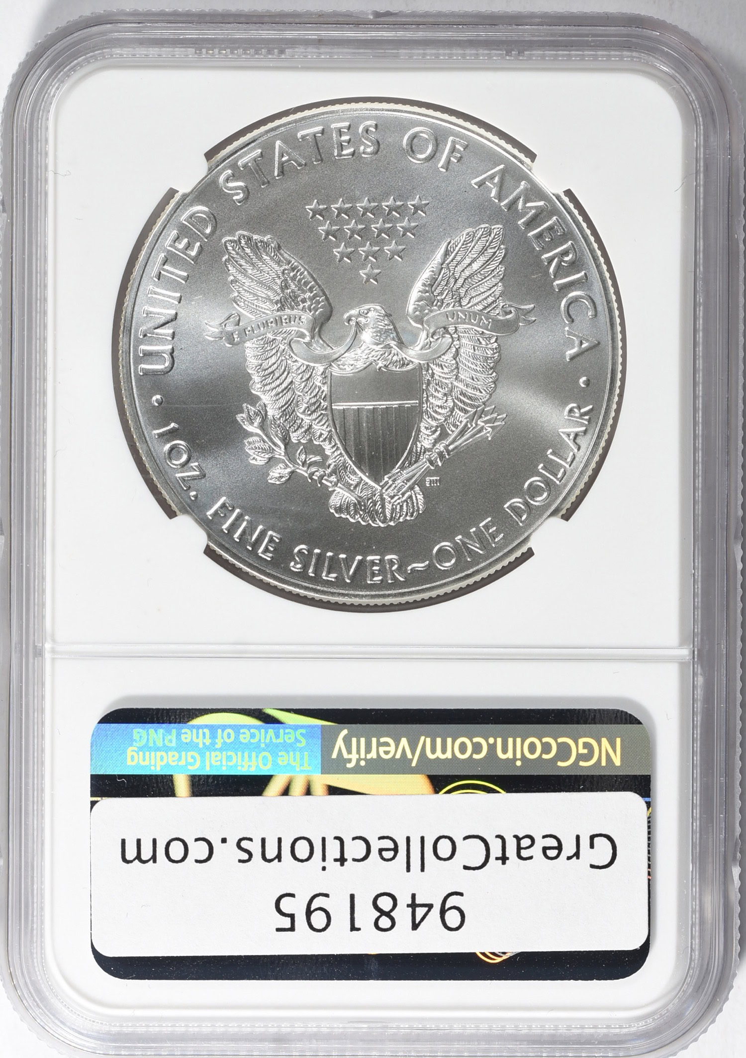 2020 $1 Silver Eagle NGC MS-69 (7k Label) (Item 948195