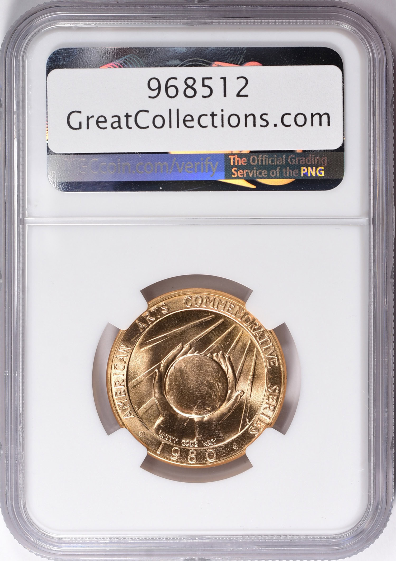 1980 American Arts Commemorative Series Medallion Marian Anderson