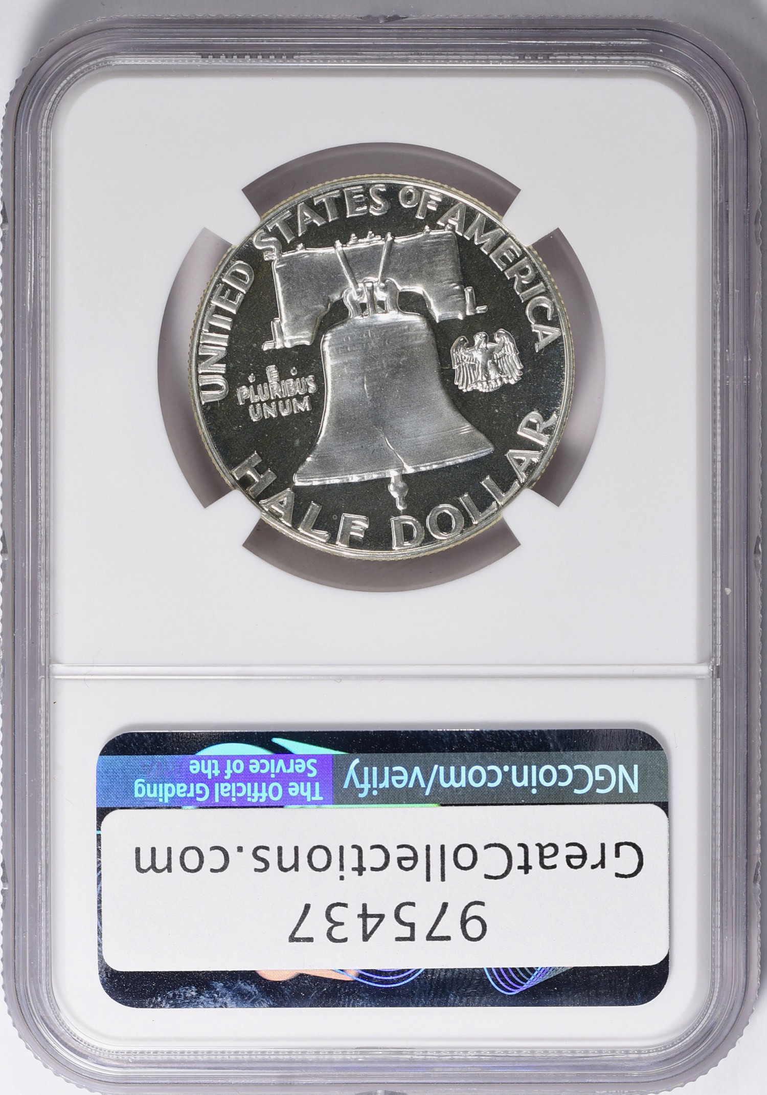 1961 Franklin Half Dollar Doubled Die Reverse DDR NGC Proof-67 UC
