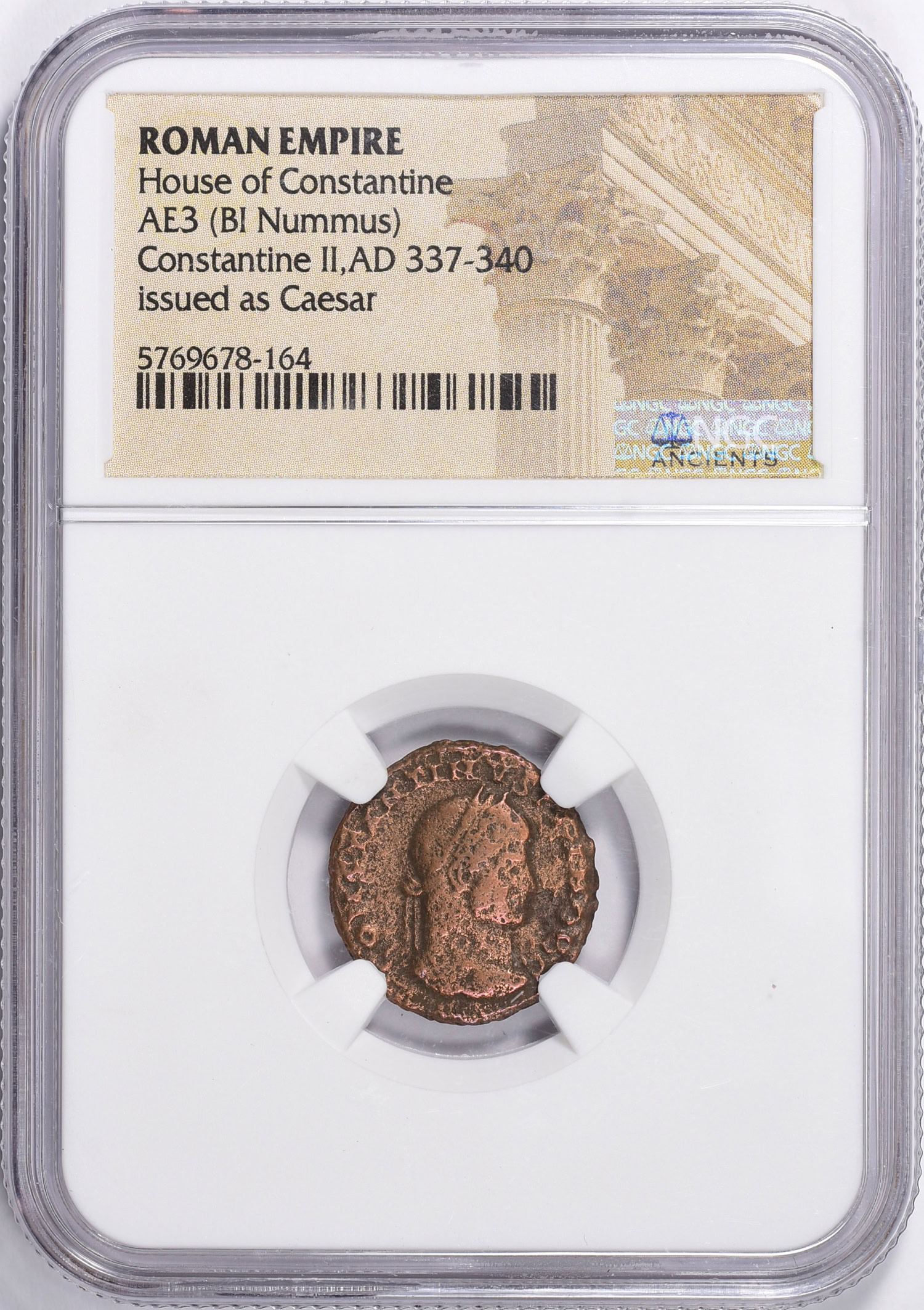 Ancient Roman Empire House of Constantine AE3 (BI Nummus