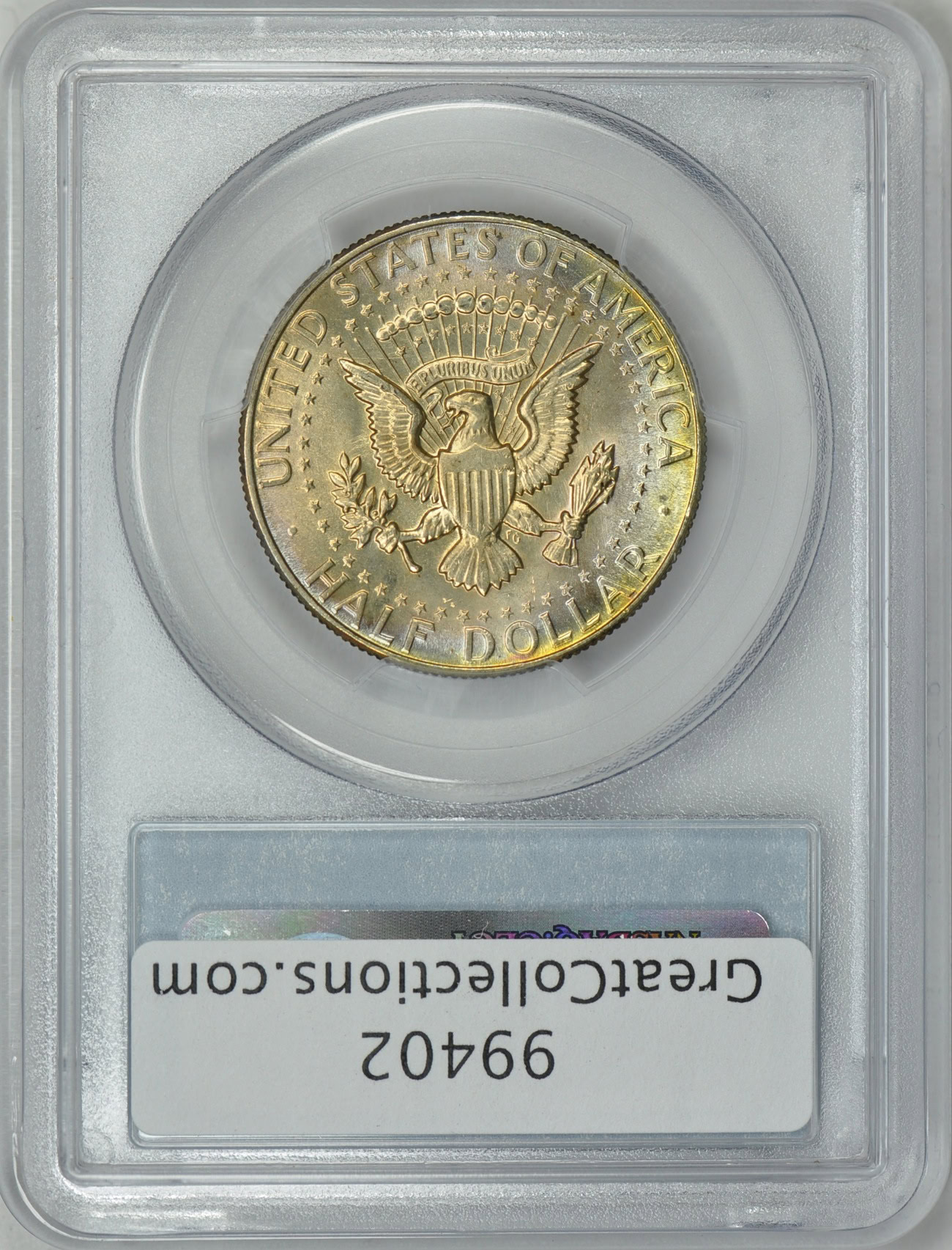 1966 Kennedy Half Dollar PCGS MS-65+ (Toned) (Item 99402