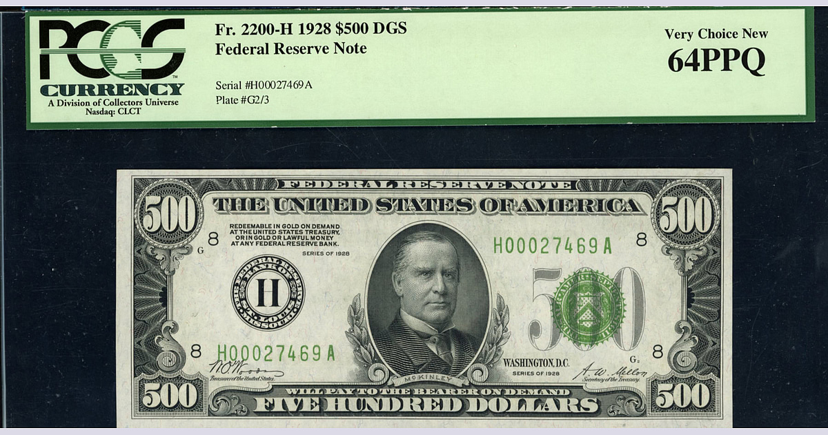 Money Auction The Troy Collection of Paper Money at GreatCollections Coin Auctions