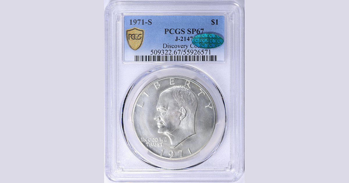 Indian Banknotes Collection Today at GreatCollections (Trophy 1971-S Eisenhower Dollar Judd-2147 ...