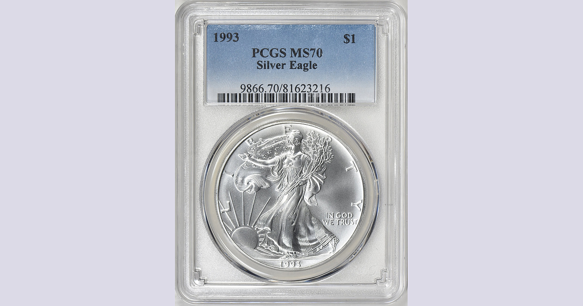 PCGS MS-70 Silver Eagles at GreatCollections - GreatCollections