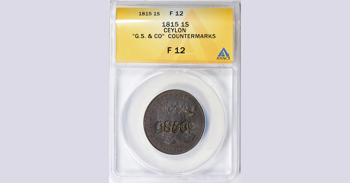 The SD Collection of Countermarks at GreatCollections Coin Auctions