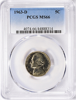 アメリカ旧貨幣コレクション 1963-1998 1963 D Jefferson Nickel | eBay