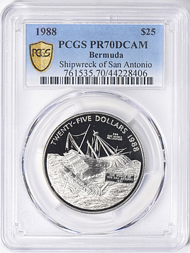 1980 モンゴリア 25Tug銀貨 PR68DCAM 1980 モンゴリア 25Tug銀貨