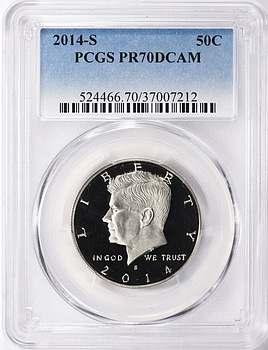 NGC鑑定　最高鑑定　SP70 2014年D ケネディ　ハーフダラー　SV900 アメリカ 2014 50セント 銀貨 NGC SP 70 ENHANCED FINISH ケネディ