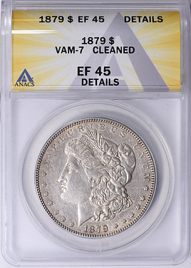 MORGAN 1879 銀貨　コレクション Dollar Morgan 1879 S$1 Company S.L.Contursi a Wholesalers, Coin Rare | J-1615 コレクション