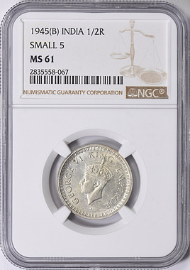 1945年 インドルピー NGC MS 63 ③ 1945年 インドルピー NGC MS 63 ③の通販 by カズ's shop｜ラクマ